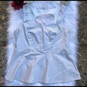 Polka Dot Top Torrid Size 1